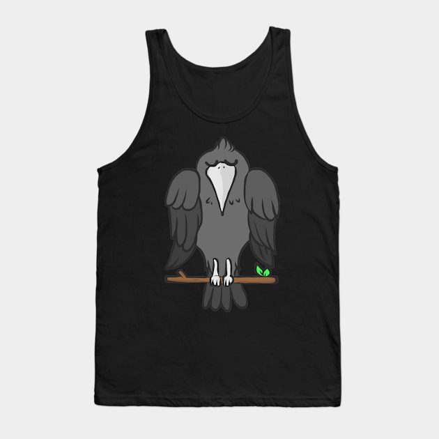 Raven bird crow jackdaw jay hooded crow cute Tank Top by KK-Royal